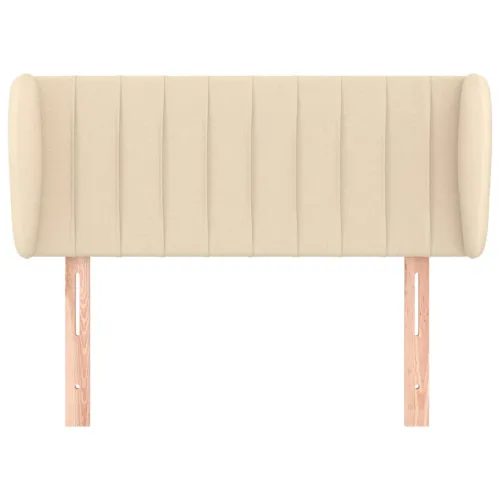 Uzglavlje s ušima krem 93x23x78/88 cm od tkanine - Krema 93 x 23 x 78/88 cm 1 Krema Cijena