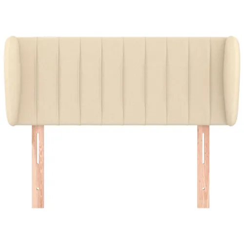 Uzglavlje s ušima krem 103x23x78/88 cm od tkanine - Krema 103 x 23 x 78/88 cm Cijena