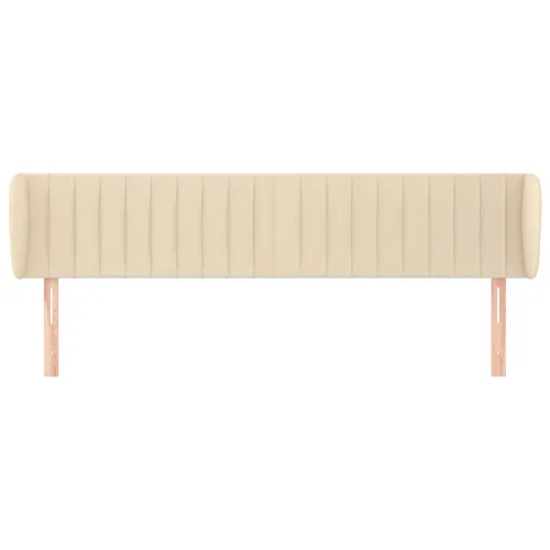 Uzglavlje s ušima krem 163x23x78/88 cm od tkanine - Krema 163 x 23 x 78/88 cm Cijena