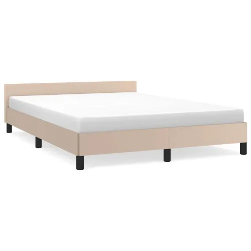 Okvir za krevet s uzglavljem bez madraca cappuccina 140x200 cm - Boja cappuccina 140 x 200 cm Cijena