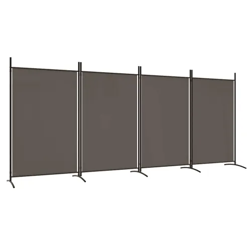 Paravan - Sobna pregrada s 4 panela antracit 346 x 180 cm od tkanine - Antracit 346 x 180 cm 1 1 Cijena