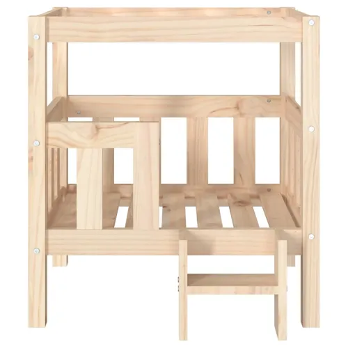 Krevet za pse 65,5x50,5x70 cm od masivne borovine - Prirodna 65.5 x 50.5 x 70 cm Cijena
