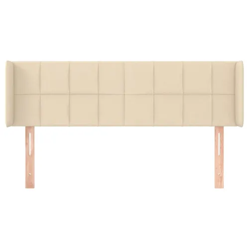 Uzglavlje s ušima krem 147x16x78/88 cm od tkanine - Krema 147 x 16 x 78/88 cm Cijena