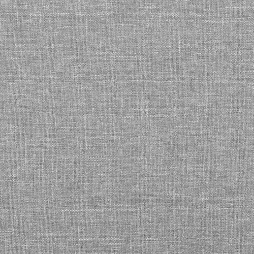 Uzglavlje s ušima svjetlosivo 103x16x78/88 cm od tkanine - Svjetlosiva 103 x 16 x 78/88 cm Cijena