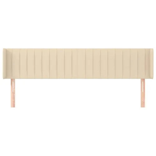 Uzglavlje s ušima krem 183x16x78/88 cm od tkanine - Krema 183 x 16 x 78/88 cm Cijena