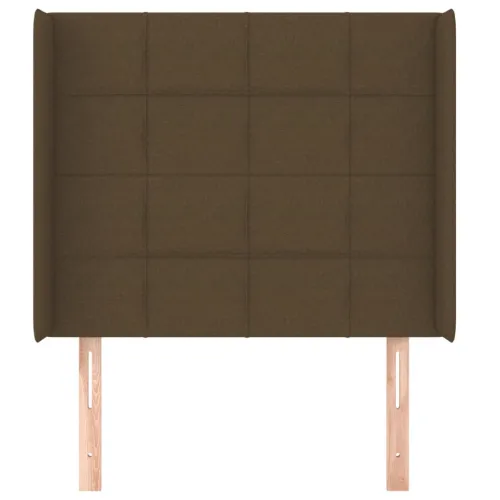 Uzglavlje s ušima tamnosmeđe 93x16x118/128 cm od tkanine - Tamno smeđa 93 x 16 x 118/128 cm 1 Tamno smeđa Cijena