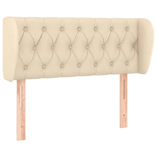 Uzglavlje s ušima krem 93x23x78/88 cm od tkanine - Krema 93 x 23 x 78/88 cm Cijena