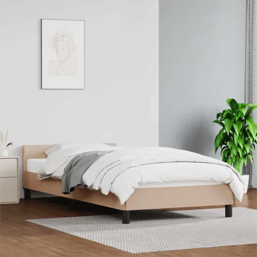Okvir za krevet s uzglavljem bez madraca cappuccina 90x200 cm - Boja cappuccina 90 x 200 cm Cijena