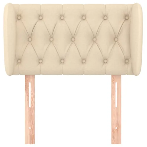 Uzglavlje s ušima krem 83x23x78/88 cm od tkanine - Krema 83 x 23 x 78/88 cm Cijena