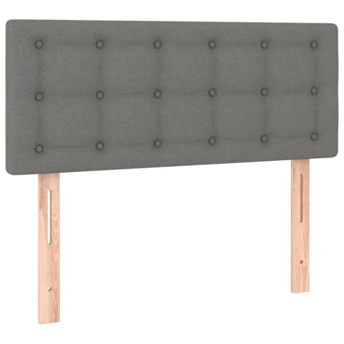 Uzglavlje tamnosivo 100x5x78/88 cm od tkanine - Tamno siva 100 cm 1 Nisko Cijena