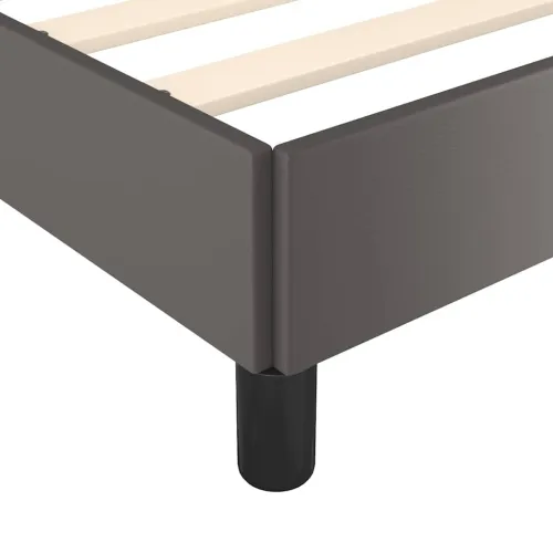 Okvir kreveta s uzglavljem bez madraca sivi 100x200 cm - Siva 100 x 200 cm Cijena