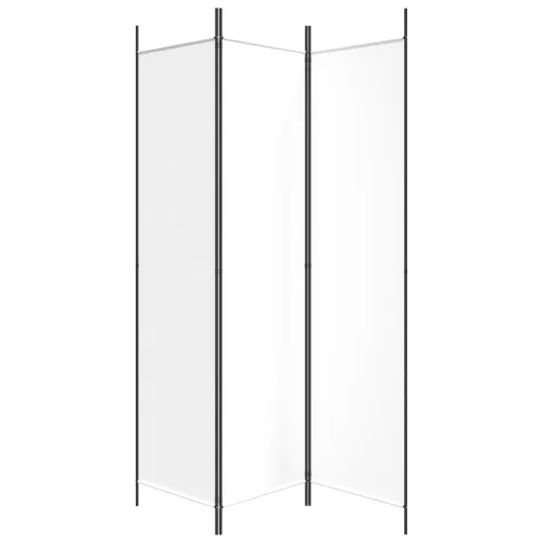 Paravan - Sobna pregrada s 3 panela bijela 150 x 200 cm od tkanine - Bijela 150 x 200 cm Cijena