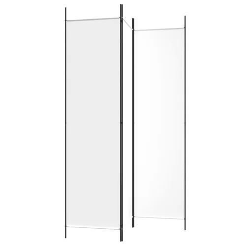 Paravan - Sobna pregrada s 3 panela bijela 150 x 200 cm od tkanine - Bijela 150 x 200 cm Cijena