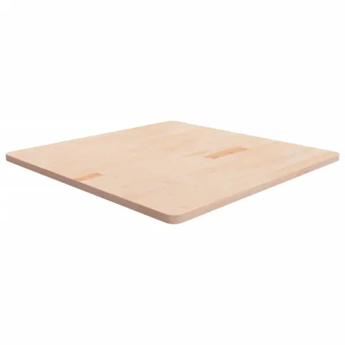 Četvrtasta stolna ploča 90 x 90 x 2,5 cm netretirana hrastovina - Prirodna 90 x 90 x 2.5 cm 1 Prirodna Cijena