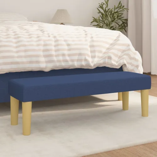 Klupa plavi 100x30x30 cm od tkanine - Plava 100 x 30 x 30 cm Plava 100 x 30 x 30 cm Cijena