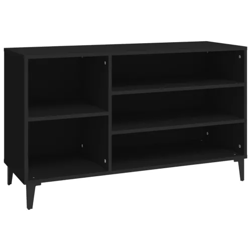 Ormarić za cipele crni 102 x 36 x 60 cm od konstruiranog drva - Crna 1 1 1 Cijena