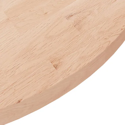 Okrugla stolna ploča Ø 90 x 2,5 cm od netretiranee hrastovina - Prirodna Ø 90 x 2.5 cm Cijena