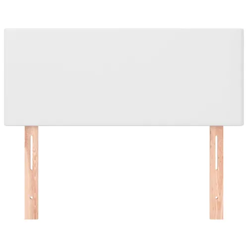 Uzglavlje bijelo 100x5x78/88 cm od umjetne kože - Bijela 100 cm Nisko Cijena