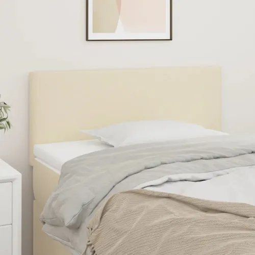 Uzglavlje krem 100x5x78/88 cm od umjetne kože - Krema 100 cm Nisko Cijena