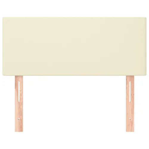 Uzglavlje krem 100x5x78/88 cm od umjetne kože - Krema 100 cm Nisko Cijena