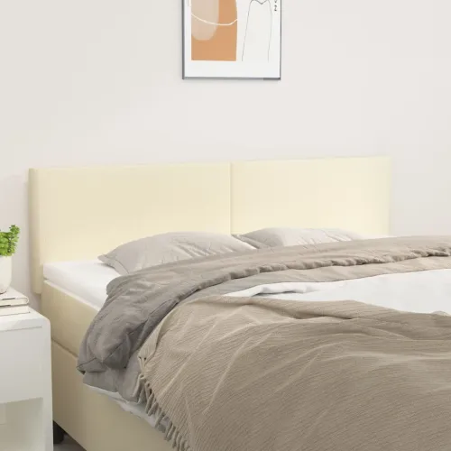 Uzglavlja krem 144x5x78/88 cm od umjetne kože - Krema 144 cm Nisko Cijena