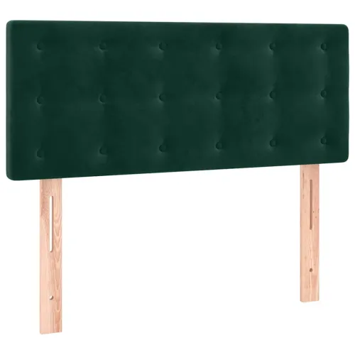 Uzglavlje tamnozeleno 90x5x78/88 cm baršunasto - Tamnozelena 90 cm Nisko Cijena