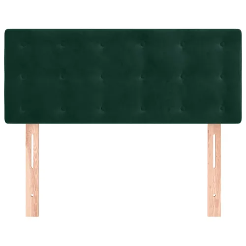 Uzglavlje tamnozeleno 90x5x78/88 cm baršunasto - Tamnozelena 90 cm Nisko Cijena