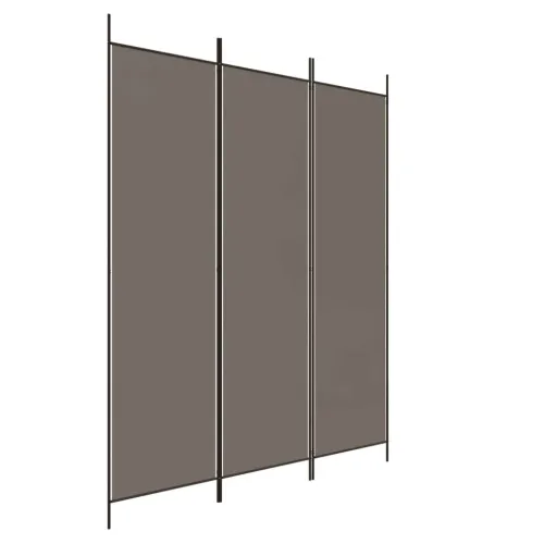 Paravan - Sobna pregrada s 3 panela antracit 150 x 200 cm od tkanine - Antracit 150 x 200 cm Cijena
