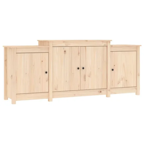 Komoda 164x37x68 cm Masivno drvo Bor - Prirodna Cijena