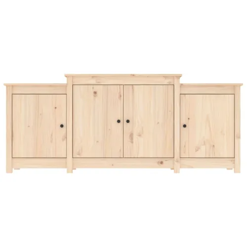 Komoda 164x37x68 cm Masivno drvo Bor - Prirodna Cijena
