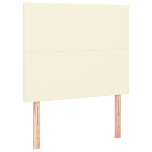 Uzglavlje krem boje 80x5x118/128 cm umjetna koža - Krema 80 cm Visoko Cijena