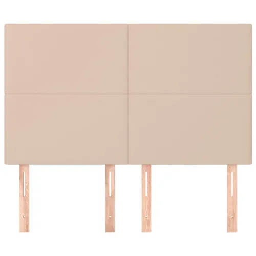 Uzglavlje Cappuccino 144x5x118/128 cm Umjetna koža - Boja cappuccina 144 cm Visoko Cijena
