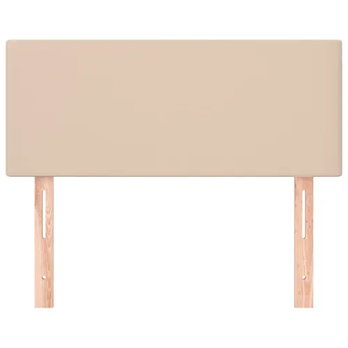 Uzglavlje boja cappuccina 90x5x78/88 cm od umjetne kože - Boja cappuccina 90 cm Nisko Cijena