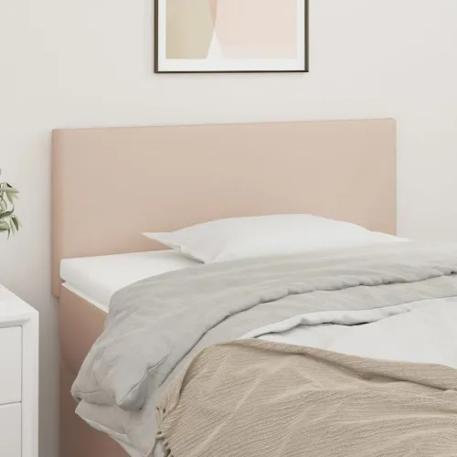 Uzglavlje boja cappuccina 90x5x78/88 cm od umjetne kože - Boja cappuccina 90 cm Nisko Cijena