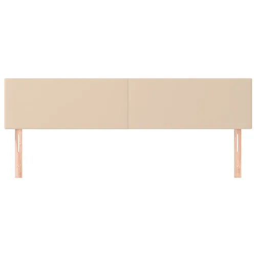 Uzglavlja cappuccina 200x5x78/88 cm od umjetne kože - Boja cappuccina 200 cm Nisko Cijena
