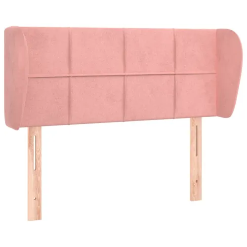 Uzglavlje s ušima ružičasto 93x23x78/88 cm baršunasto - Ružičasta 93 x 23 x 78/88 cm Cijena