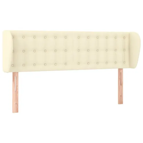 Uzglavlje s ušima krem 147x23x78/88 cm od umjetne kože - Krema 147 x 23 x 78/88 cm Cijena