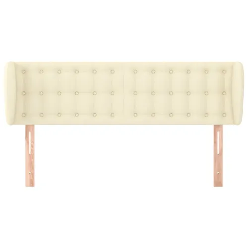 Uzglavlje s ušima krem 147x23x78/88 cm od umjetne kože - Krema 147 x 23 x 78/88 cm Cijena