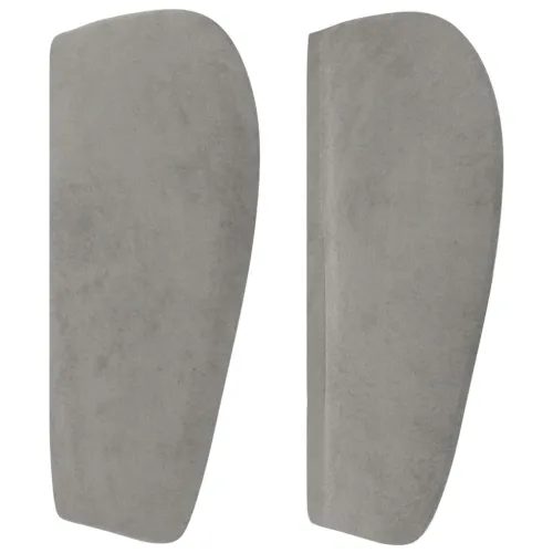 Uzglavlje s ušima svjetlosivo 83x23x78/88 cm baršunasto - Svjetlosiva 83 x 23 x 78/88 cm Cijena