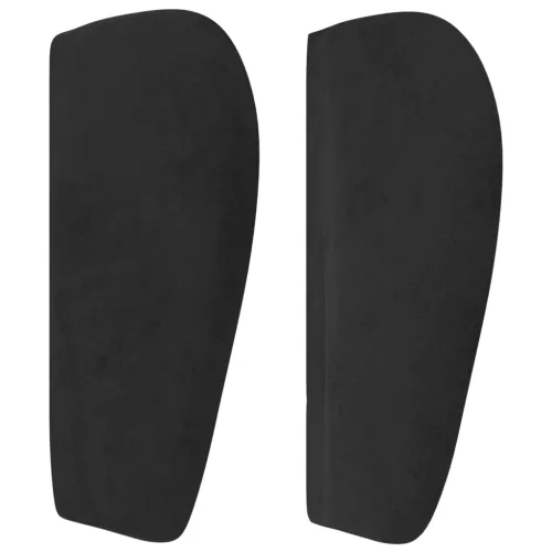 Uzglavlje s ušima crno 163x23x78/88 cm baršunasto - Crna 163 x 23 x 78/88 cm Cijena