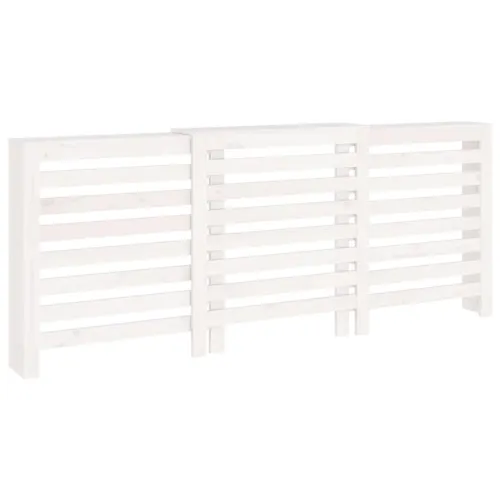 Maska za radijator - Pokrov za radijator bijeli 210x21x85 cm masivna borovina - Bijela 210 x 21 x 85 cm 1 Bijela Cijena