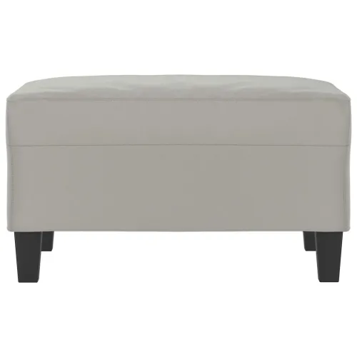 Tabure svjetlosivi 70 x 55 x 41 cm od mikrovlakana - Svjetlosiva 70 x 55 x 41 cm 1 Svjetlosiva Cijena