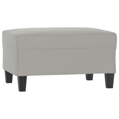 Tabure svjetlosivi 70 x 55 x 41 cm od mikrovlakana - Svjetlosiva 70 x 55 x 41 cm 1 Svjetlosiva Cijena