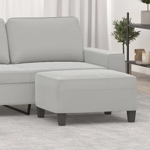 Tabure svjetlosivi 70 x 55 x 41 cm od mikrovlakana - Svjetlosiva 70 x 55 x 41 cm 1 Svjetlosiva Cijena