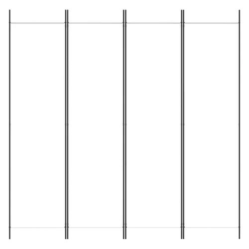 Paravan - Sobna pregrada s 4 panela bijela 200 x 200 cm od tkanine - Bijela 200 x 200 cm 1 1 Cijena