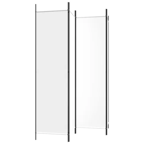 Paravan - Sobna pregrada s 4 panela bijela 200 x 200 cm od tkanine - Bijela 200 x 200 cm 1 1 Cijena