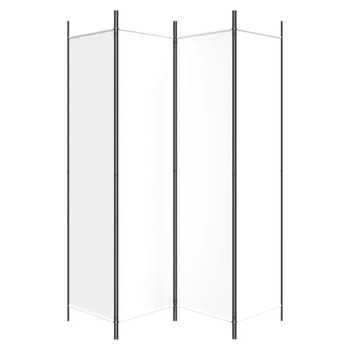 Paravan - Sobna pregrada s 4 panela bijela 200 x 200 cm od tkanine - Bijela 200 x 200 cm 1 1 Cijena