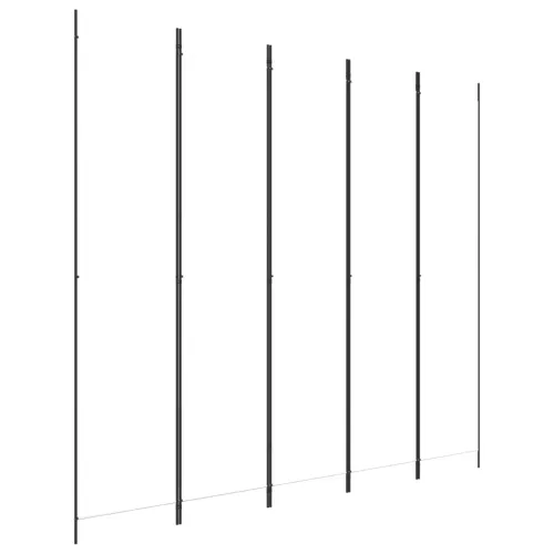 Paravan - Sobna pregrada s 5 panela bijela 250 x 220 cm od tkanine - Bijela 250 x 220 cm 1 1 Cijena