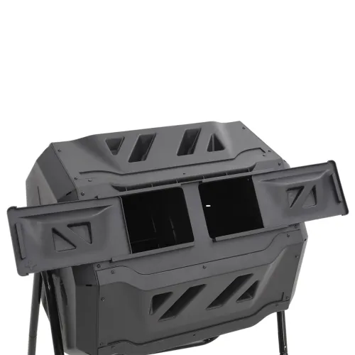 Vrtna posuda za kompost crna 73 x 64 x 95 cm 160 L Cijena