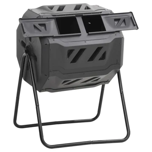 Vrtna posuda za kompost crna 73 x 64 x 95 cm 160 L Cijena